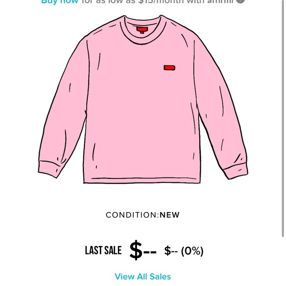 Supreme Small box L/S Tee - Picture 3 of 3